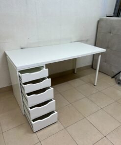 LAGKAPTEN / ALEX desk in white from IKEA - Image 9