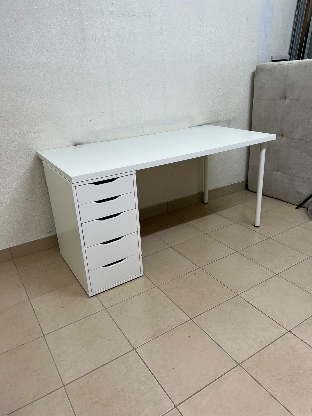 LAGKAPTEN / ALEX desk in white from IKEA - Image 10