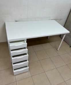 LAGKAPTEN / ALEX desk in white from IKEA - Image 11