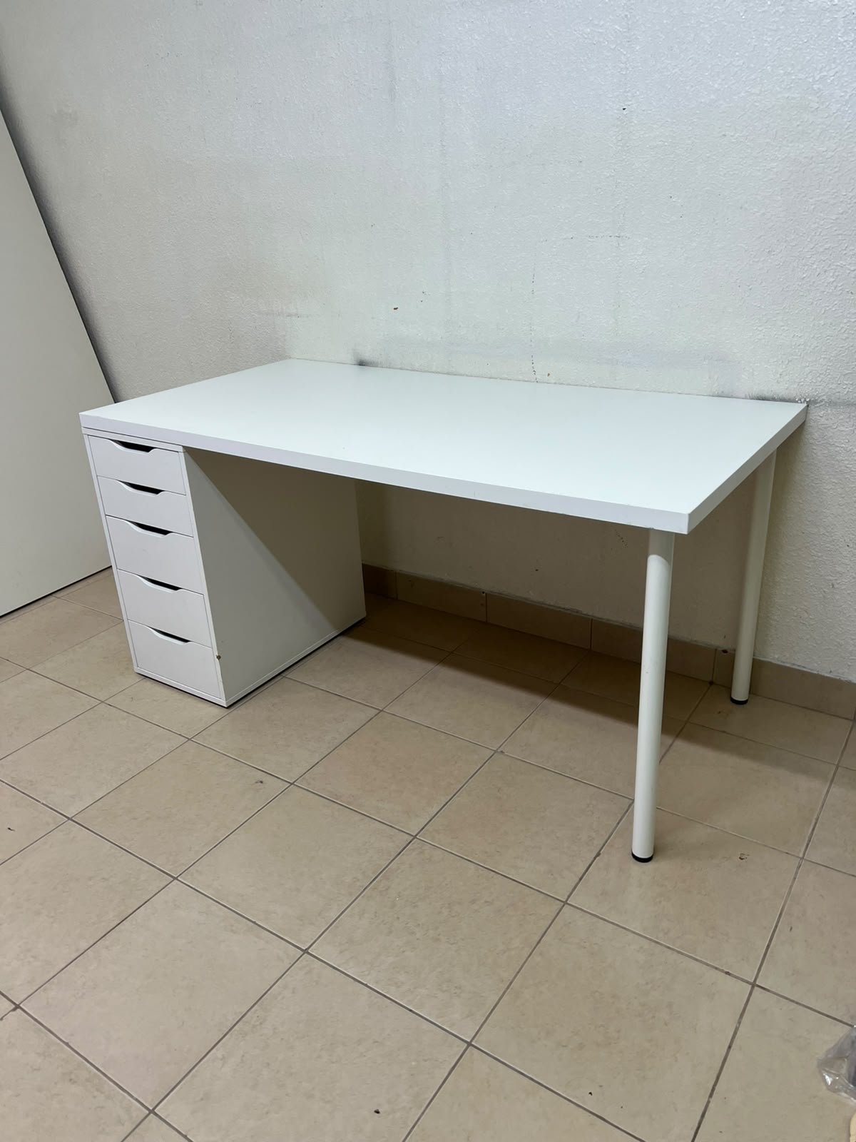 LAGKAPTEN / ALEX desk in white from IKEA - Image 2