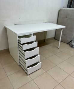 LAGKAPTEN / ALEX desk in white from IKEA - Image 3