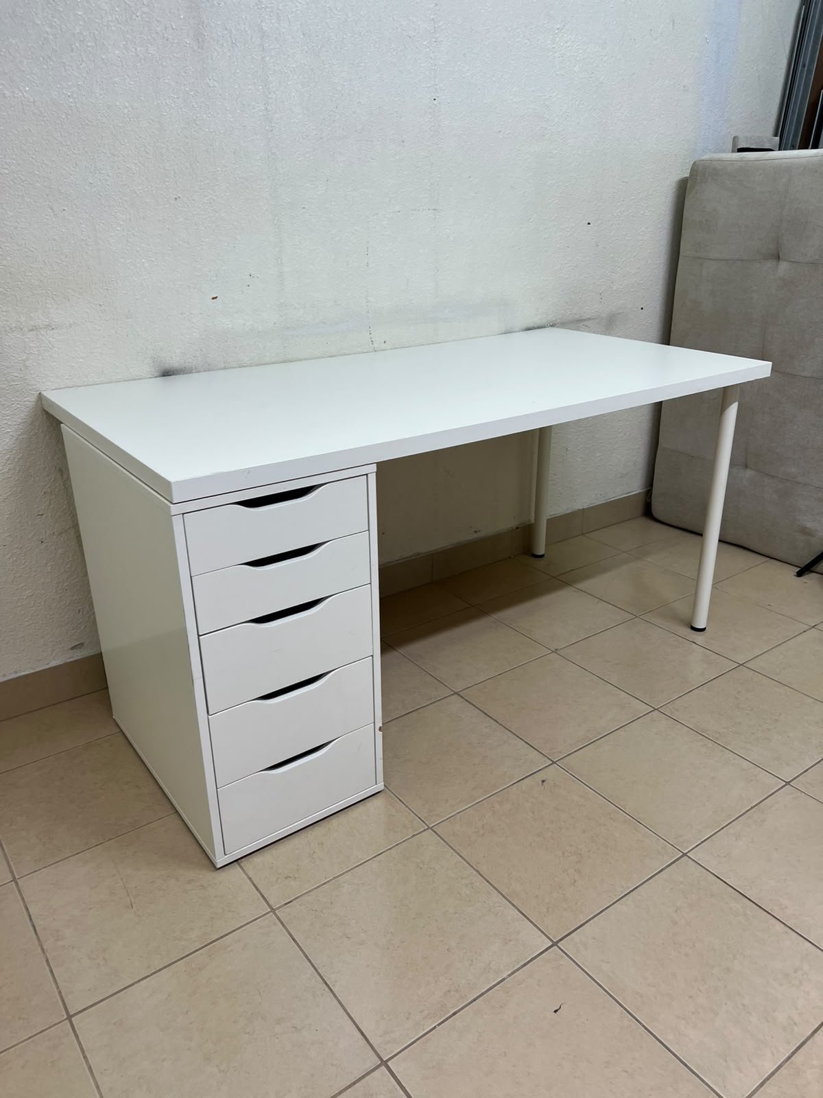 LAGKAPTEN / ALEX desk in white from IKEA - Image 6