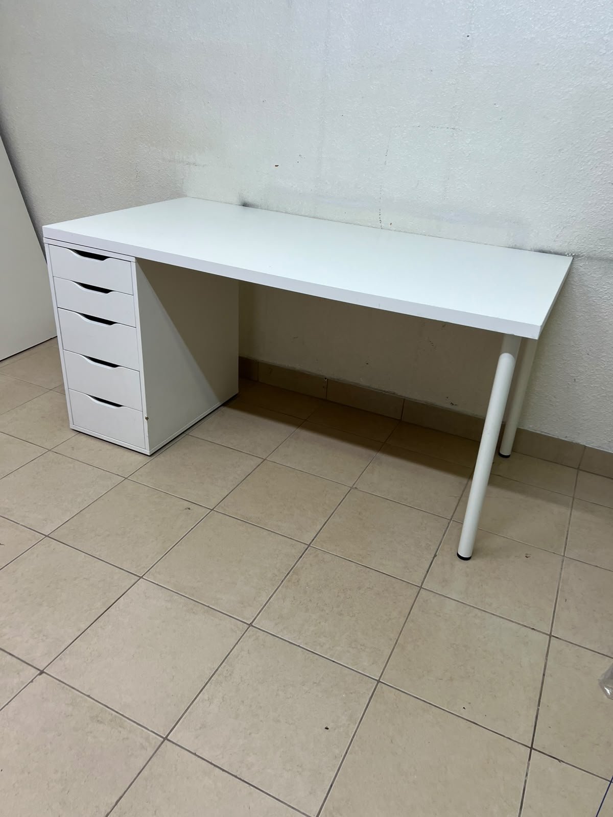 LAGKAPTEN / ALEX desk in white from IKEA - Image 8
