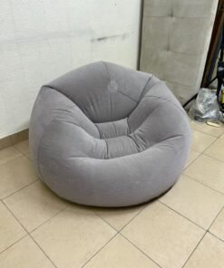 Intex Beanless Bag Chair (inflatable, without filling) – Grey. - Image 2