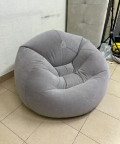 Intex Beanless Bag Chair (inflatable, without filling) – Grey. - Image 5
