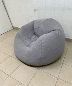 Intex Beanless Bag Chair (inflatable, without filling) – Grey. - Image 6