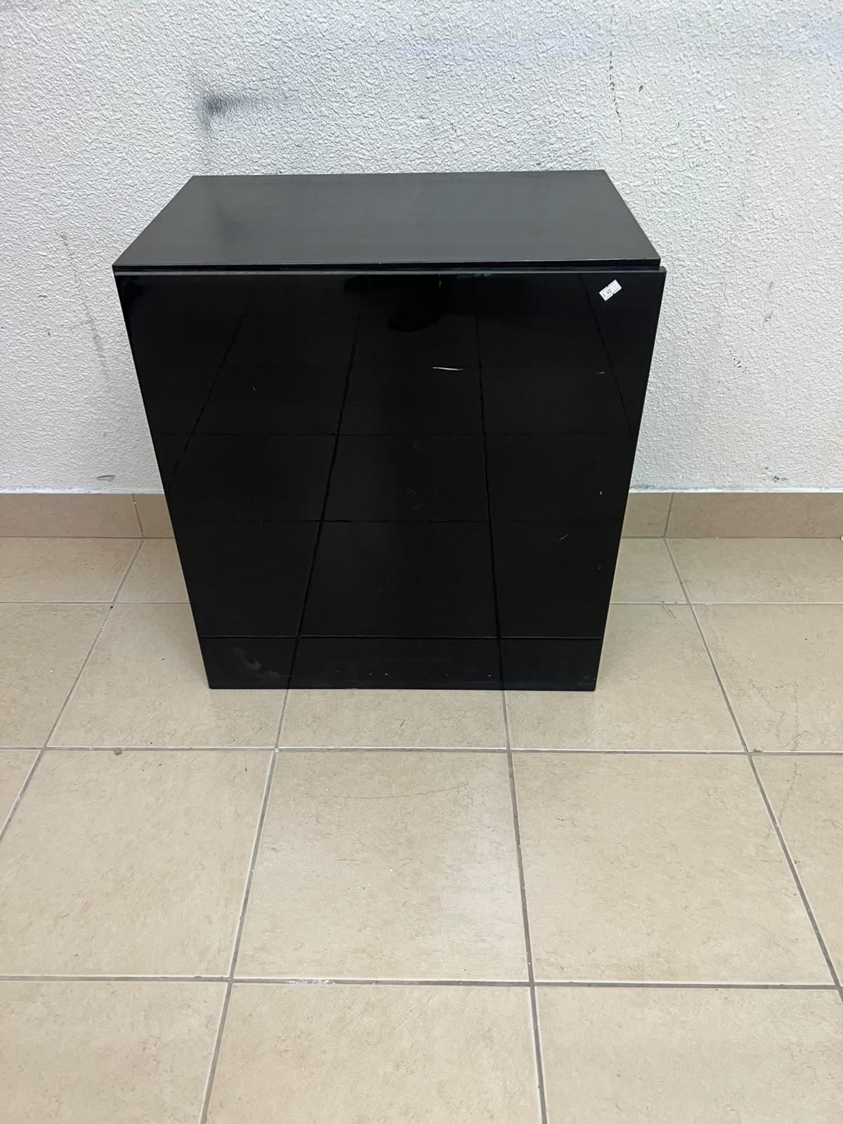 An IKEA BESTÅ series storage cabinet, featuring a high-gloss black door (Selsviken front). - Image 5
