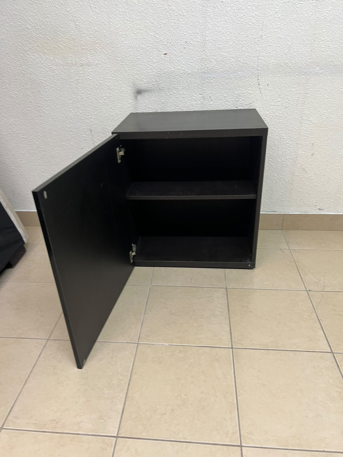 An IKEA BESTÅ series storage cabinet, featuring a high-gloss black door (Selsviken front). - Image 8
