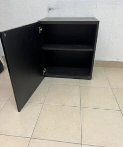 An IKEA BESTÅ series storage cabinet, featuring a high-gloss black door (Selsviken front). - Image 3