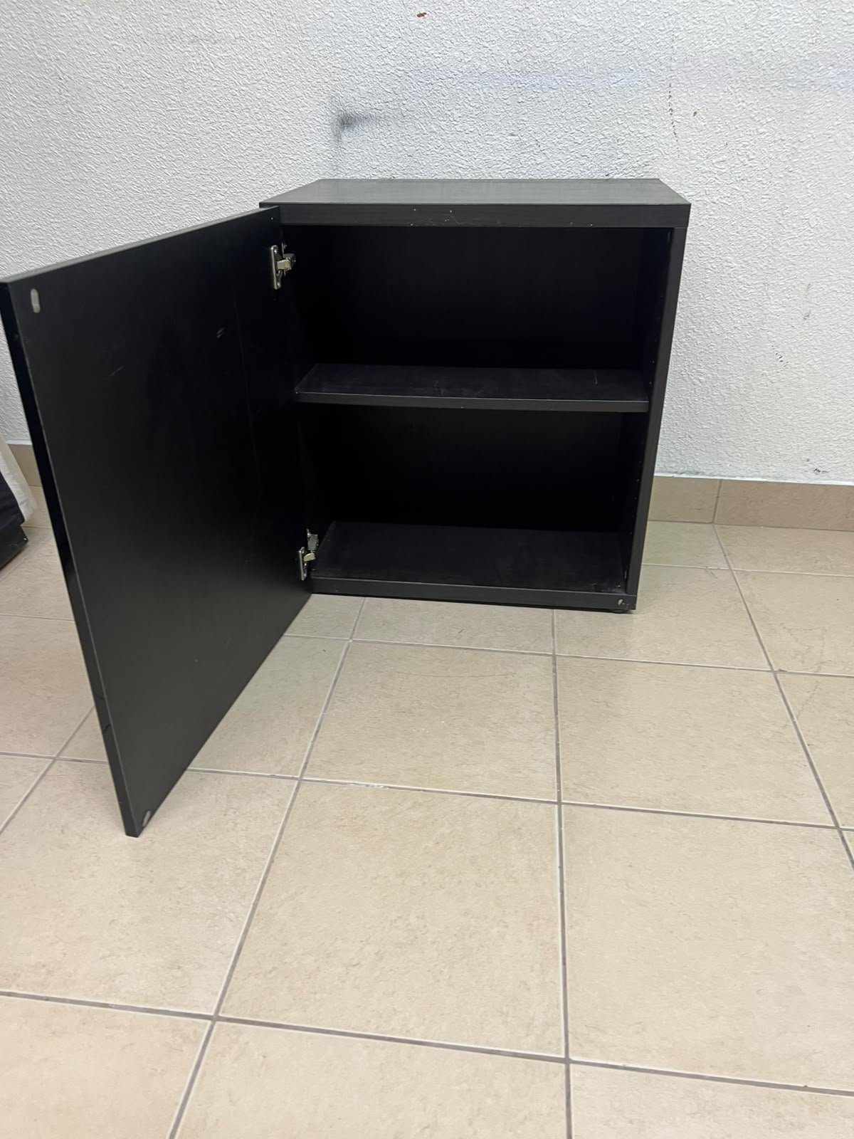 An IKEA BESTÅ series storage cabinet, featuring a high-gloss black door (Selsviken front). - Image 3
