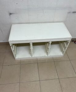 White storage frame from the IKEA TROFAST series, measuring 99x44x56 cm. - Image 2