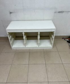 White storage frame from the IKEA TROFAST series, measuring 99x44x56 cm. - Image 4
