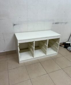 White storage frame from the IKEA TROFAST series, measuring 99x44x56 cm. - Image 5