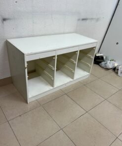 White storage frame from the IKEA TROFAST series, measuring 99x44x56 cm. - Image 7