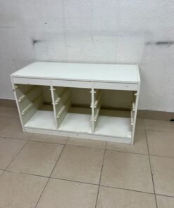 White storage frame from the IKEA TROFAST series, measuring 99x44x56 cm. - Image 9