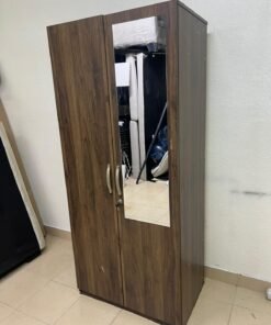 Kulltorp Plus 2-Door Wardrobe with Mirror and Lock from Home Box. - Image 10