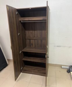 Kulltorp Plus 2-Door Wardrobe with Mirror and Lock from Home Box. - Image 4