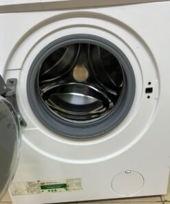 The image shows a Super General front-load washing machine (6 kg capacity, 1000 RPM, model similar to SGW6100NLED). - Image 5