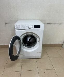 A white, front-loading washing machine from the brand Indesit—part of the "MyTime" range—featuring a 7 kg capacity and a spin speed of 1200 rpm. - Image 9