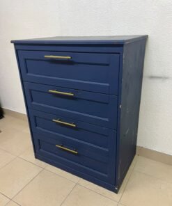 FÅGELFJÄLLET chest of drawers (4 drawers, dark blue) available at IKEA