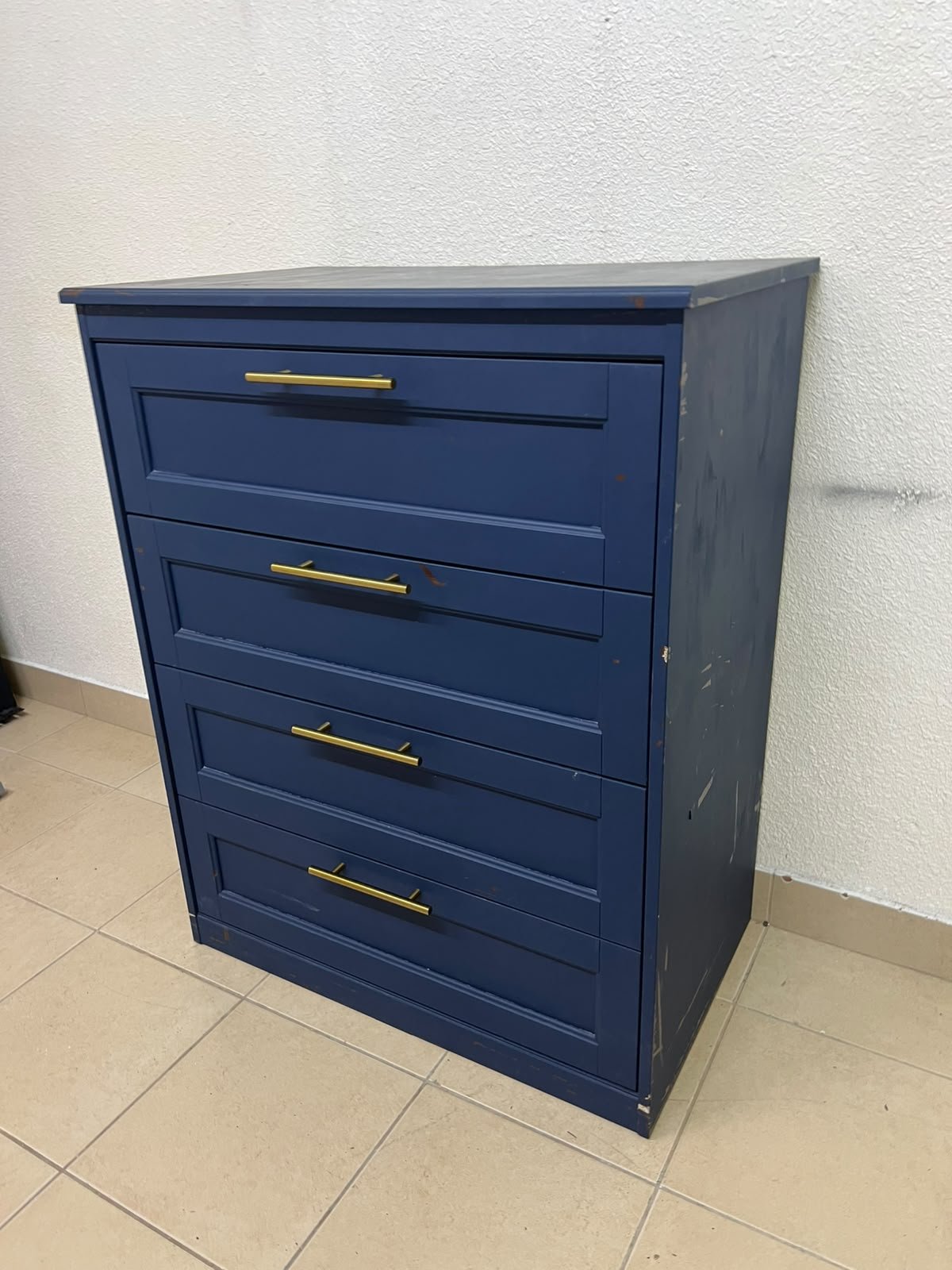 FÅGELFJÄLLET chest of drawers (4 drawers, dark blue) available at IKEA