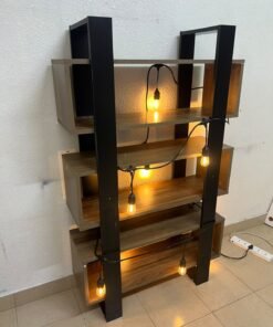 A modern bookcase display unit from the Modulix Opus collection, available at Home Box UAE. - Image 9