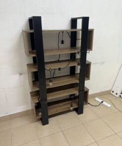 A modern bookcase display unit from the Modulix Opus collection, available at Home Box UAE.