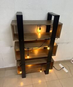 A modern bookcase display unit from the Modulix Opus collection, available at Home Box UAE. - Image 4