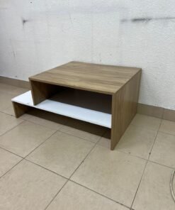 A coffee table with a modern, tiered design (such as the Bruno coffee table by Alford, available at Home Box UAE or Danube Home). - Image 3