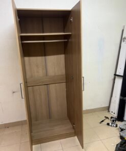 "Supreme" 2-door wardrobe with a mirror, in French Sonoma oak, from Danube Home, - Image 7