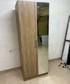 "Supreme" 2-door wardrobe with a mirror, in French Sonoma oak, from Danube Home, - Image 10