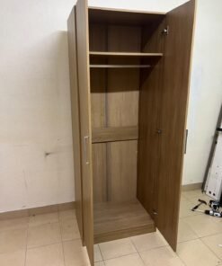 "Supreme" 2-door wardrobe with a mirror, in French Sonoma oak, from Danube Home, - Image 11