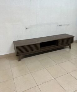 A modern-design wooden TV unit in a walnut finish—the Echo TV Unit from Home Centre UAE.
